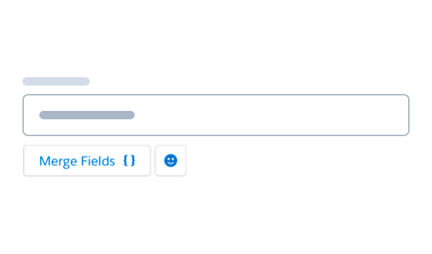 Wireframe showing basic text input with action buttons below